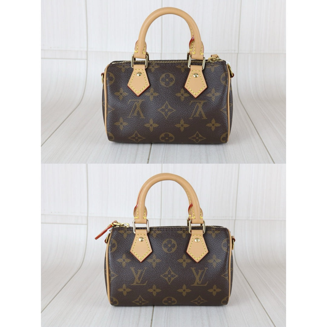 Very Good ( Rank A)｜LV Monogram Nano Speedy  Shoulder Bag｜W25092601