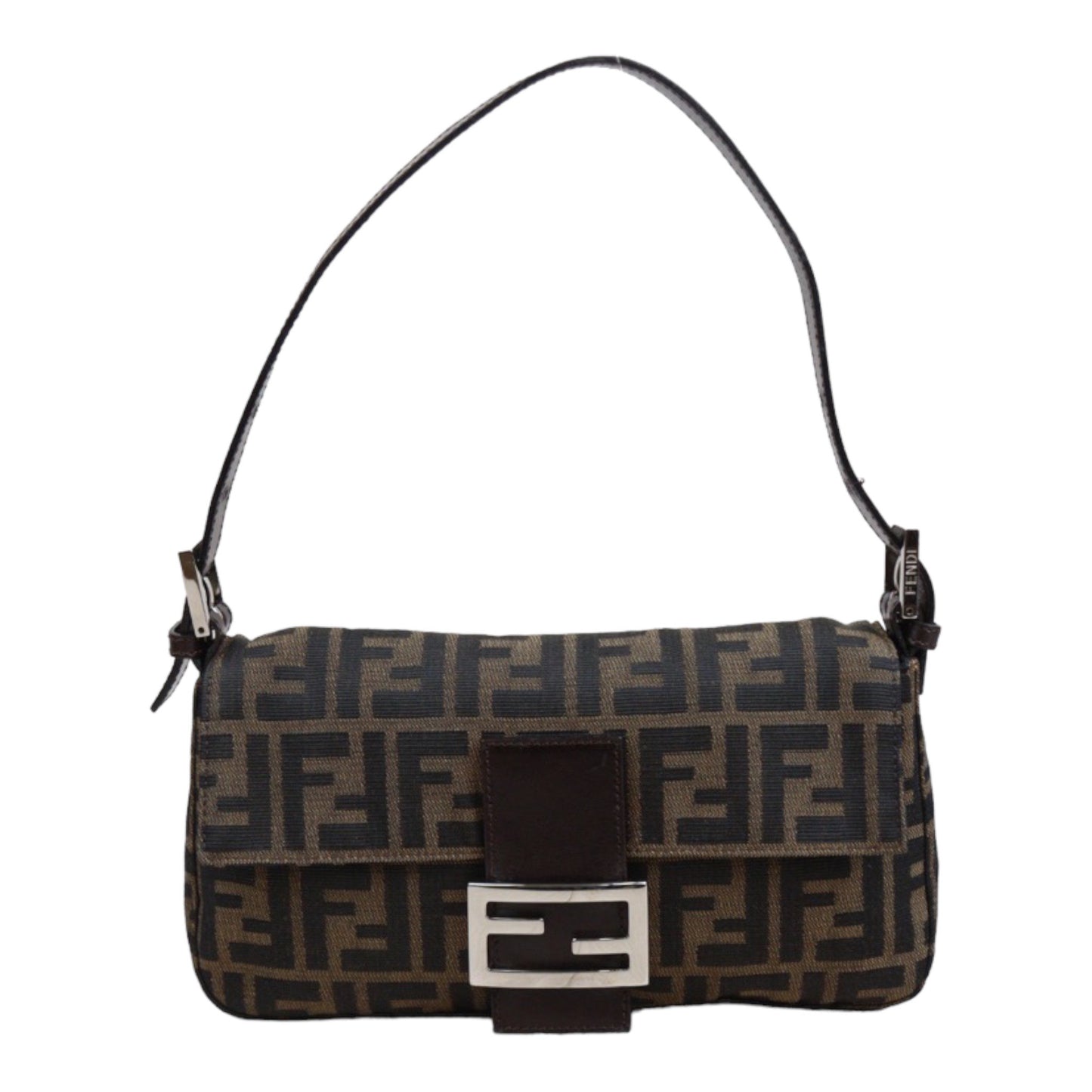 Rank A ｜ FENDI Zucca Mamma Baguette Shoulder Bag ｜23113004