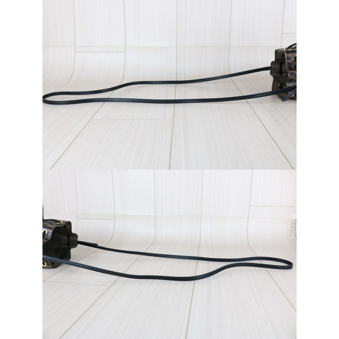 Good ( Rank AB)｜ FENDI Zucca Mini Mon Tresor Bucket bag Shoulder Bag Brown ｜S25081802