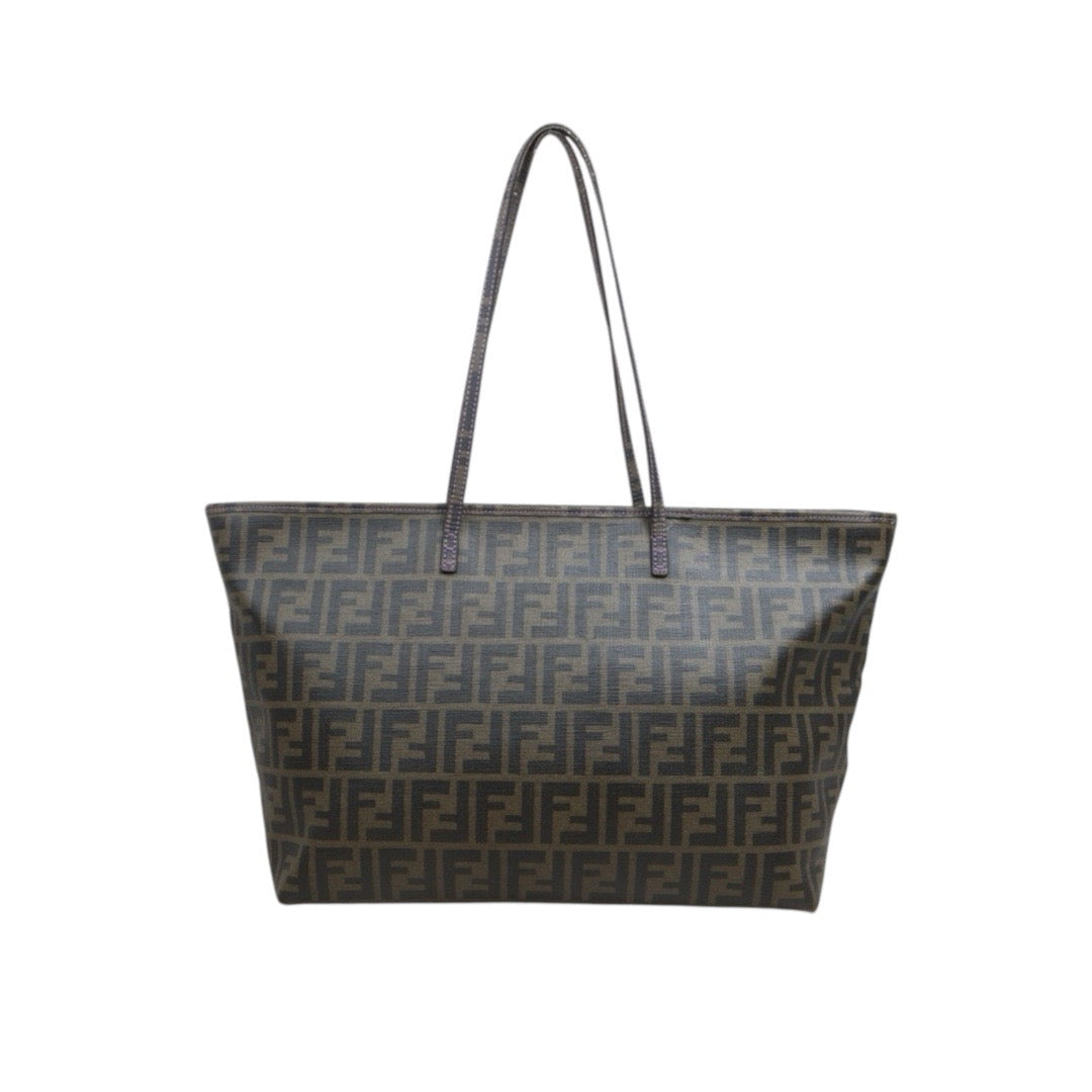 Include Entrupy Certificate of Authenticity｜Good ( Rank AB)｜ FENDI Zucca Mamma  Baguette Tote Bag｜26082108