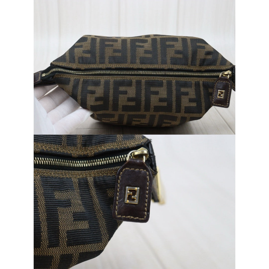 Good ( Rank AB)｜ FENDI PM Zucca Handbag ｜25071004