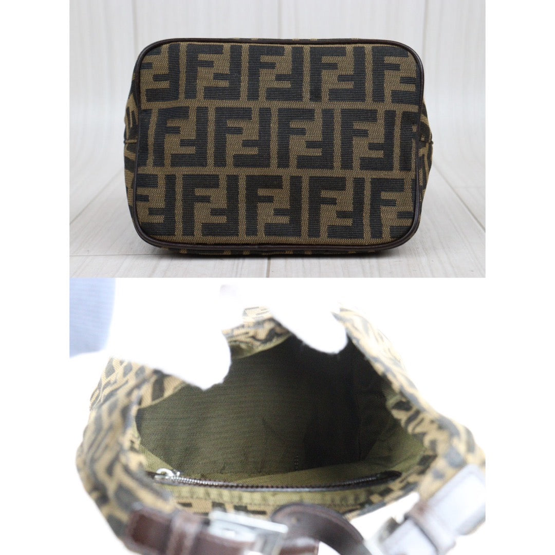 Rank A｜ FENDI Zucca Mamma Shoulder Bag ｜23113001
