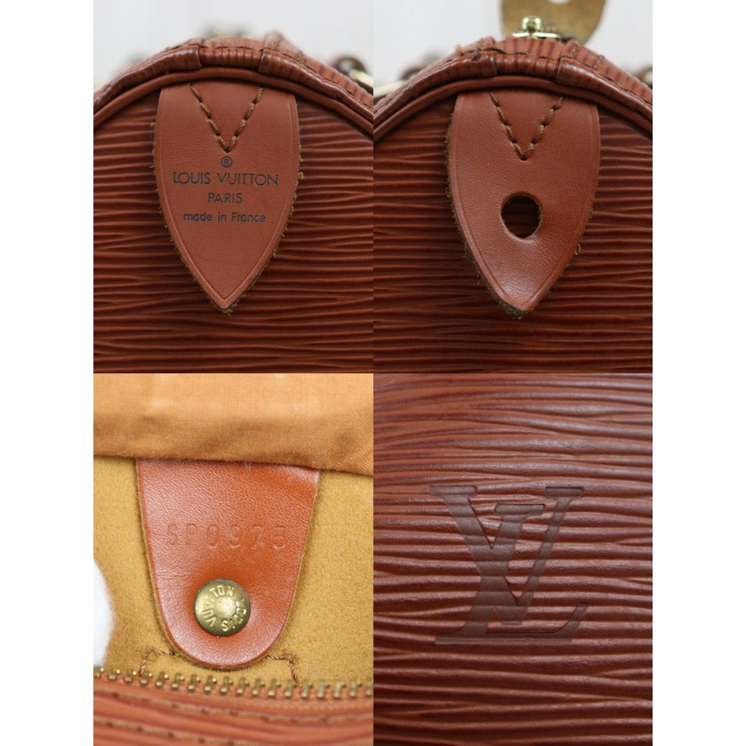 Good ( Rank AB)｜ LV Epi Speedy 25 Hand Bag Brown｜25051325
