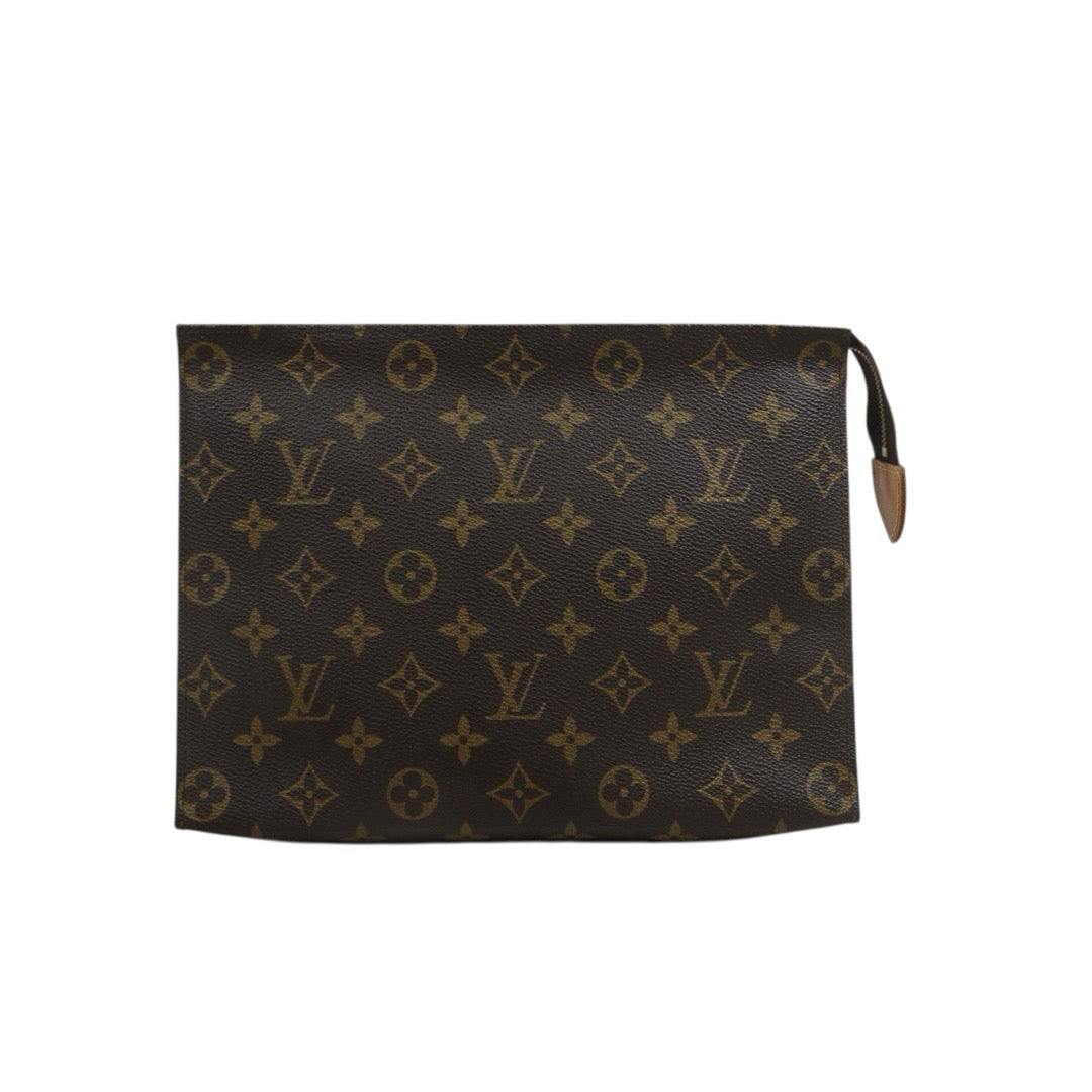 Include Entrupy Certificate of Authenticity｜Good ( Rank AB)｜ LV Monogram Pochette Toilette 26｜26081801