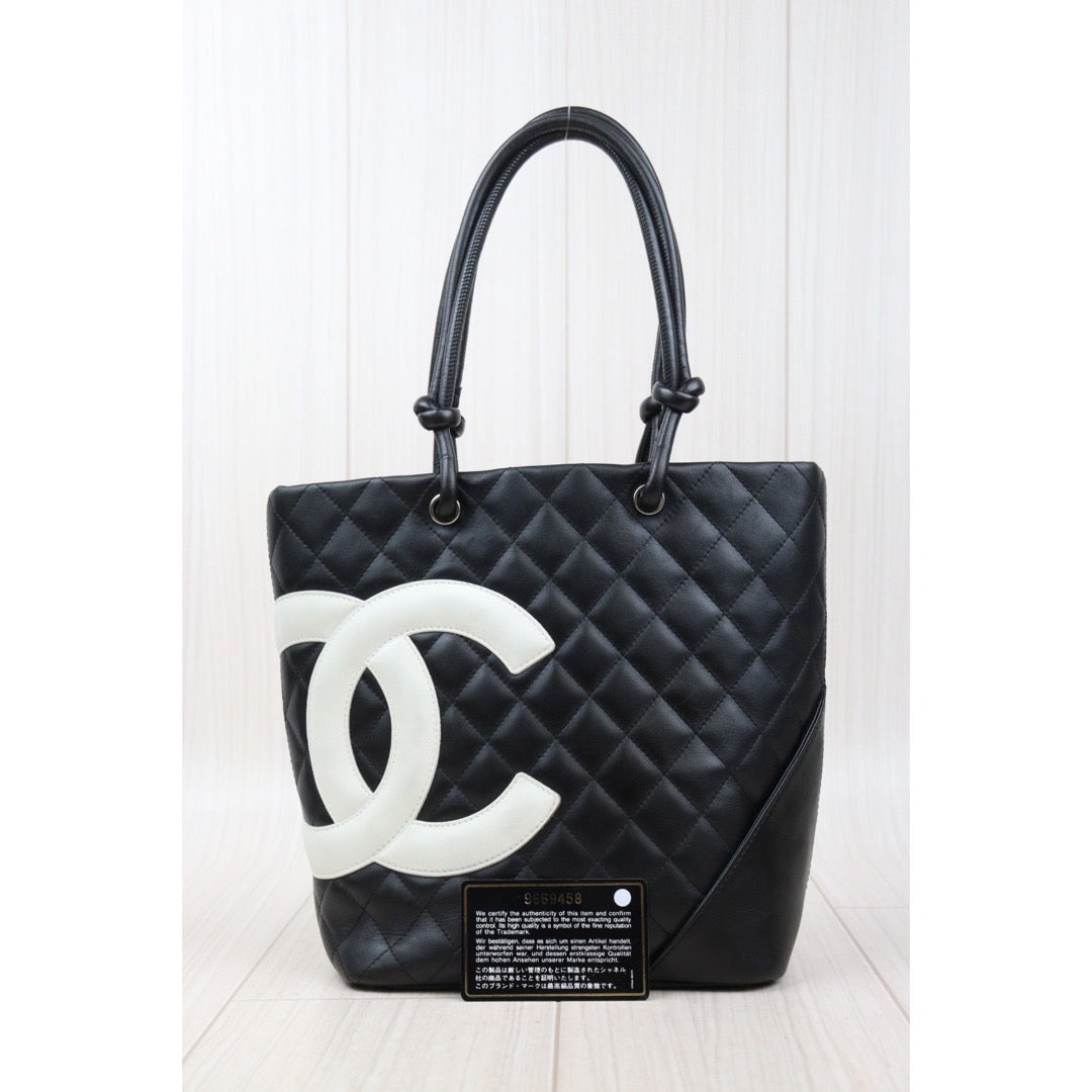 Rank AB ｜ CHANEL Cambon Line ToteBag  Made In 2004-2005 Year｜24040803