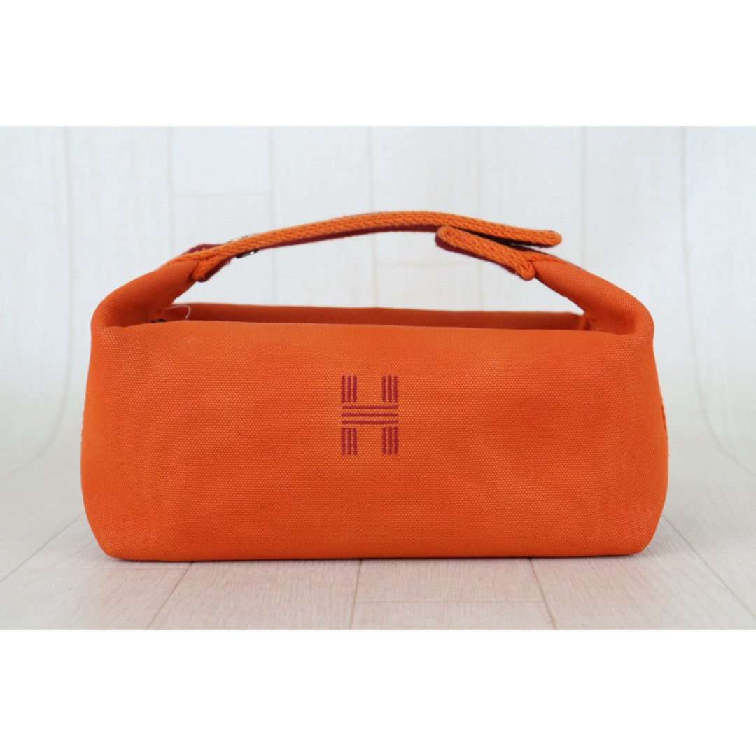 Include Entrupy Certificate of Authenticity｜Very Good ( Rank A)｜ HERMES Bride-a-Brac PM Handbag Orange Feu｜S26090726