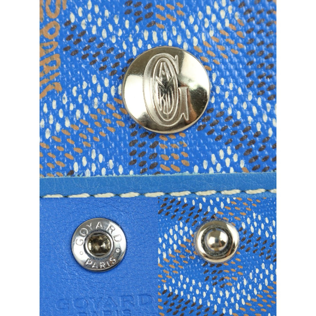 Include Entrupy Certificate of Authenticity｜Good ( Rank AB)｜ Goyard Anjou Mini Tote Bag Blue｜X26051706