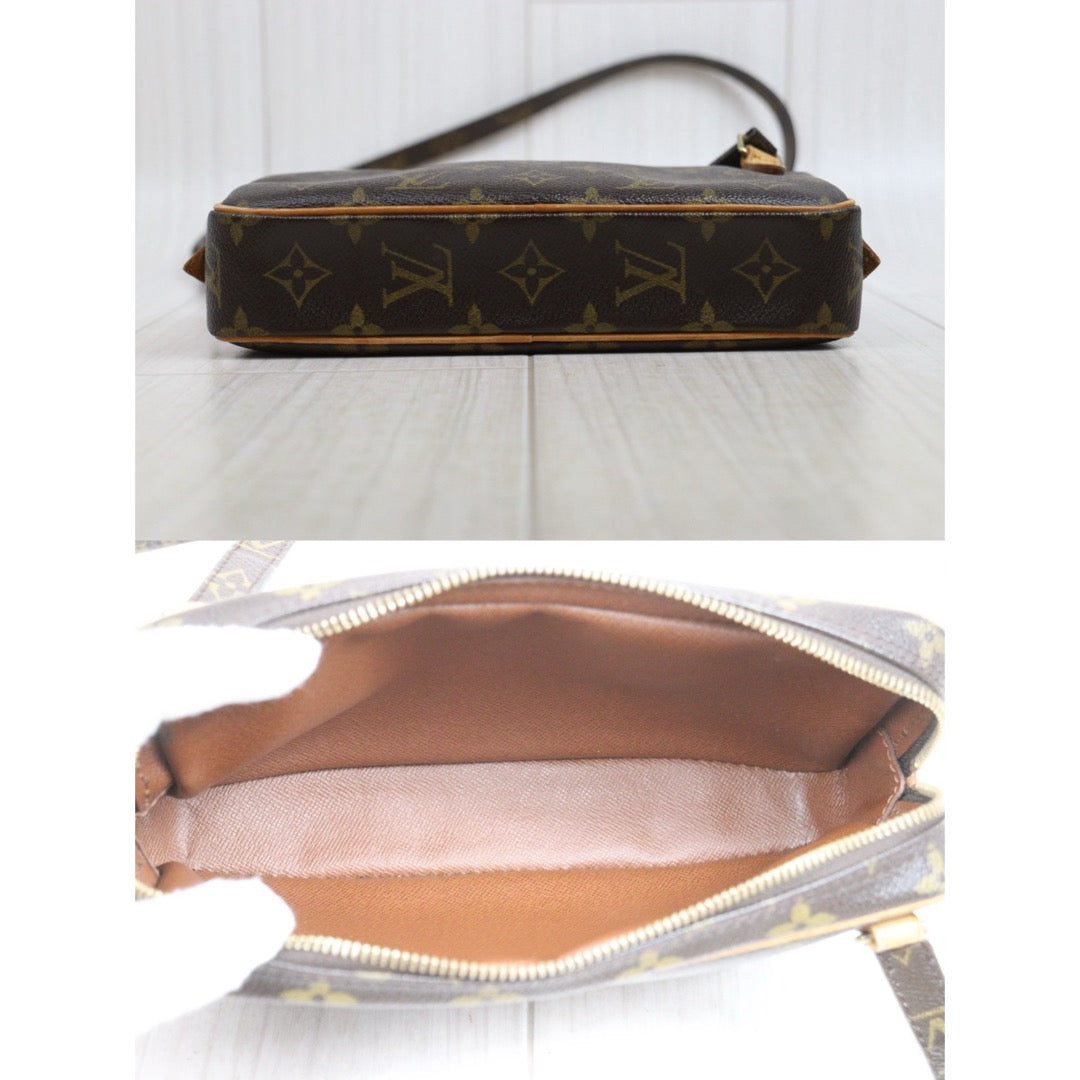 Include Entrupy Certificate of Authenticity｜Good ( Rank AB)｜Louis Vuitton Monogram Pochette Marley Bandolier Shoulder Bag｜26042806