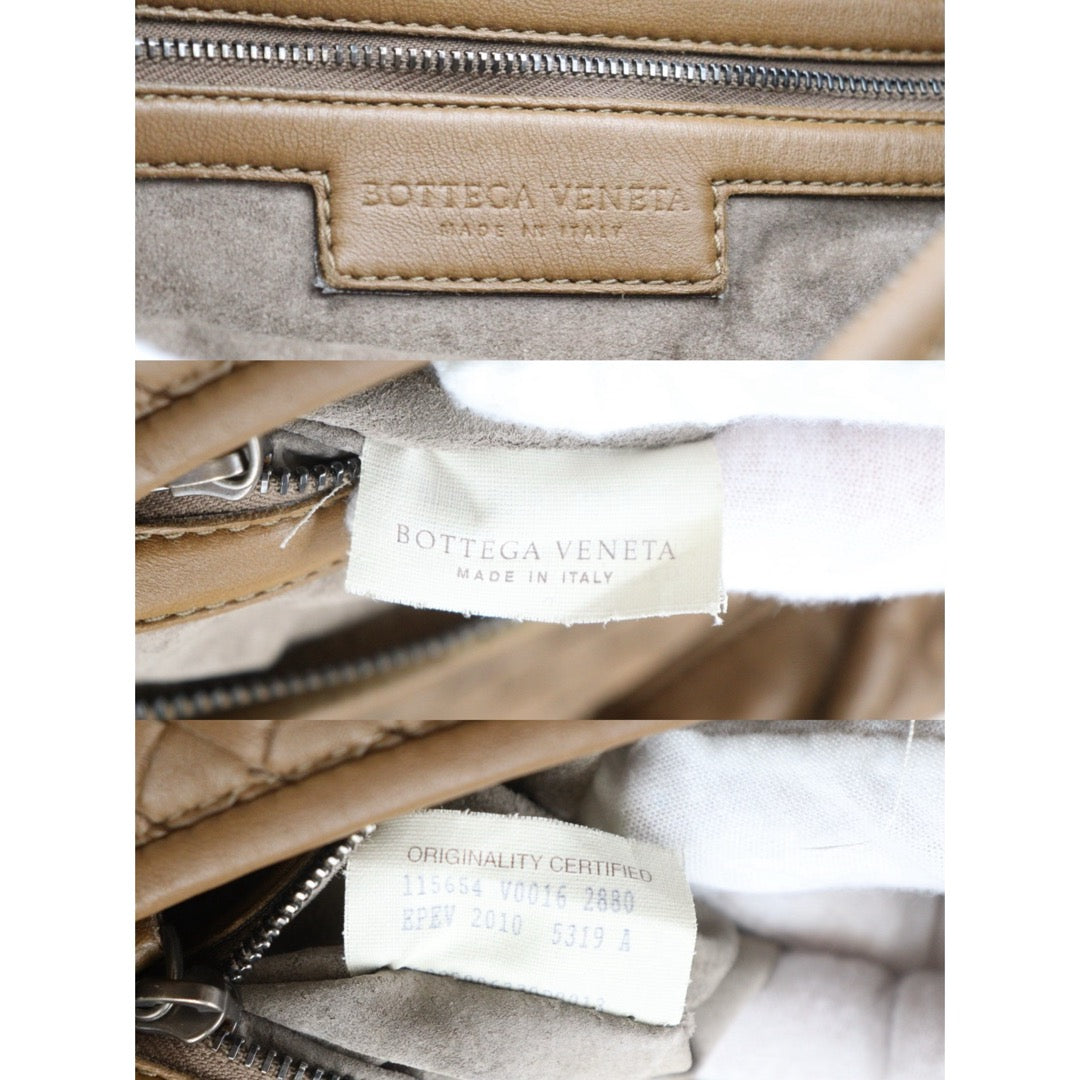 Very Good ( Rank A)｜ Bottega Veneta Lamb Skin Braid Shoulder Bag Caramel｜S25072912