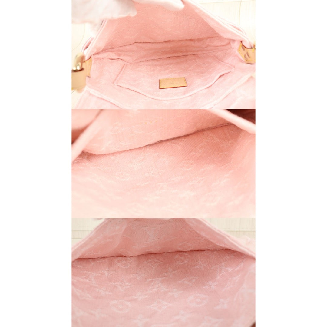Include Entrupy Certificate of Authenticity｜Excellent（Rank SA）｜Louis Vuitton Monogram  Sunset Denim ShoulderBag  IC Chips Model｜X26090304