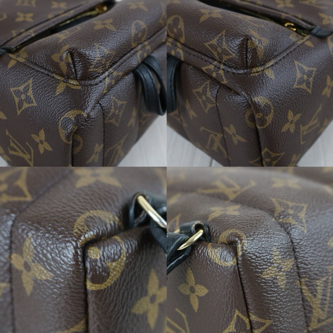 Include Entrupy Certificate of Authenticity｜Very Good ( Rank A)｜  Louis Vuitton Monogram Coated Canvas Mini Palm Springs Backpack ｜S26080601