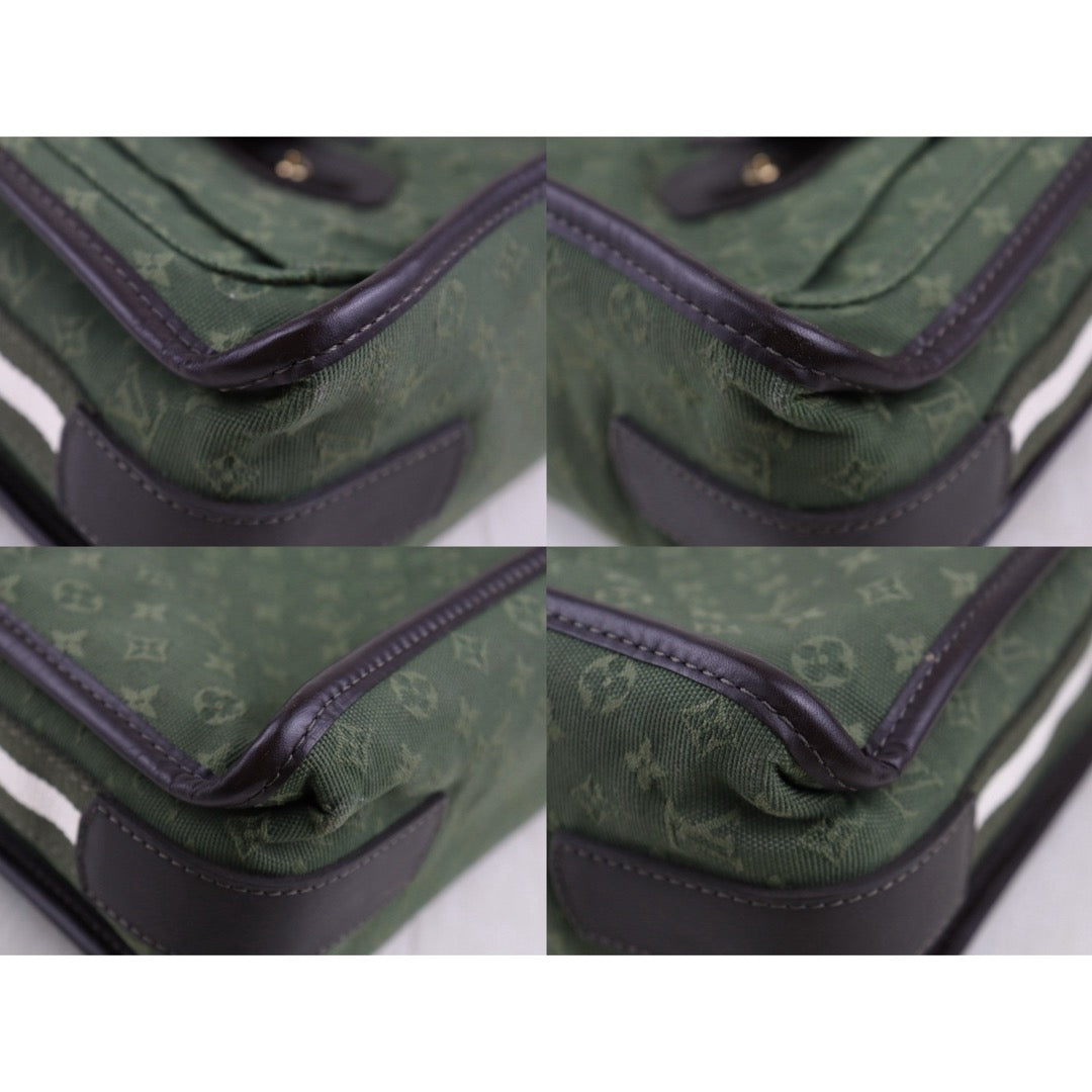 Good ( Rank AB) ｜LV Monogram Denim HandBag Shoulder Bag Green｜H25062301