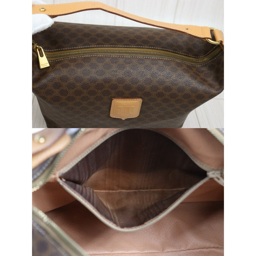 Include Entrupy Certificate of Authenticity｜Very Good ( Rank A)｜ CELINE Macadam Walking Handbag ｜26061205