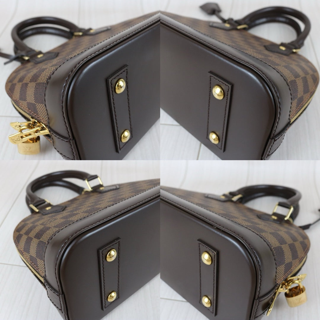 Include Entrupy Certificate of Authenticity｜Excellent（Rank SA）｜Louis Vuitton Damier Alma BB HandBag Shoulder Bag｜S26040816