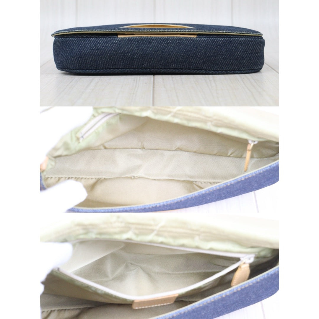 Good ( Rank AB)｜ Dior Denim Half Moon Shoulder Bag ｜24091916