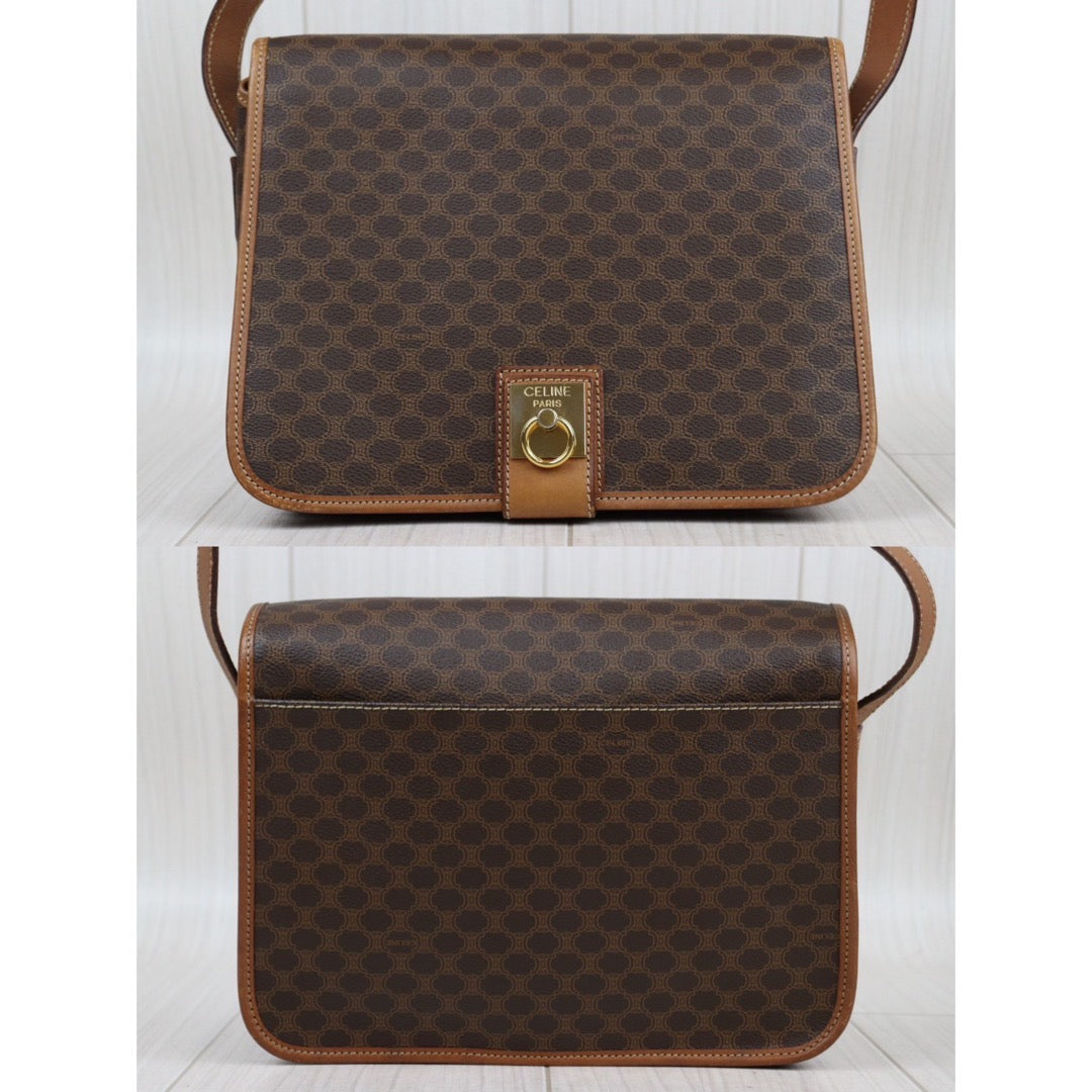 Rank AB｜ CELINE Macadam Shoulder Bag ｜24021508