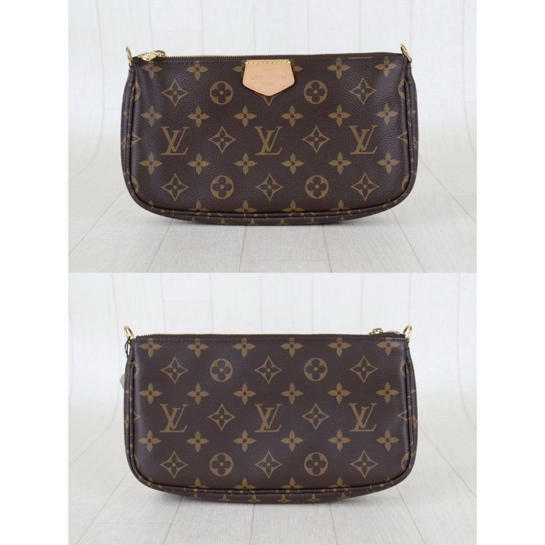 Include Entrupy Certificate of Authenticity｜Very Good ( Rank A)｜ Louis Vuitton Monogram Multi Pochette Accessoire Khaki｜Z26092910