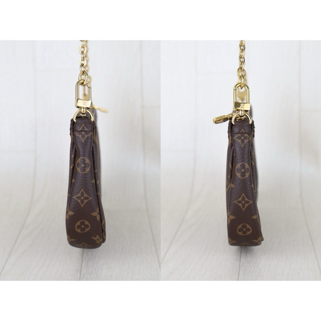 Include Entrupy Certificate of Authenticity｜Very Good ( Rank A)｜Louis Vuitton Monogram Multiti Pochette Accessoire  IC Chips Model ｜S26071804