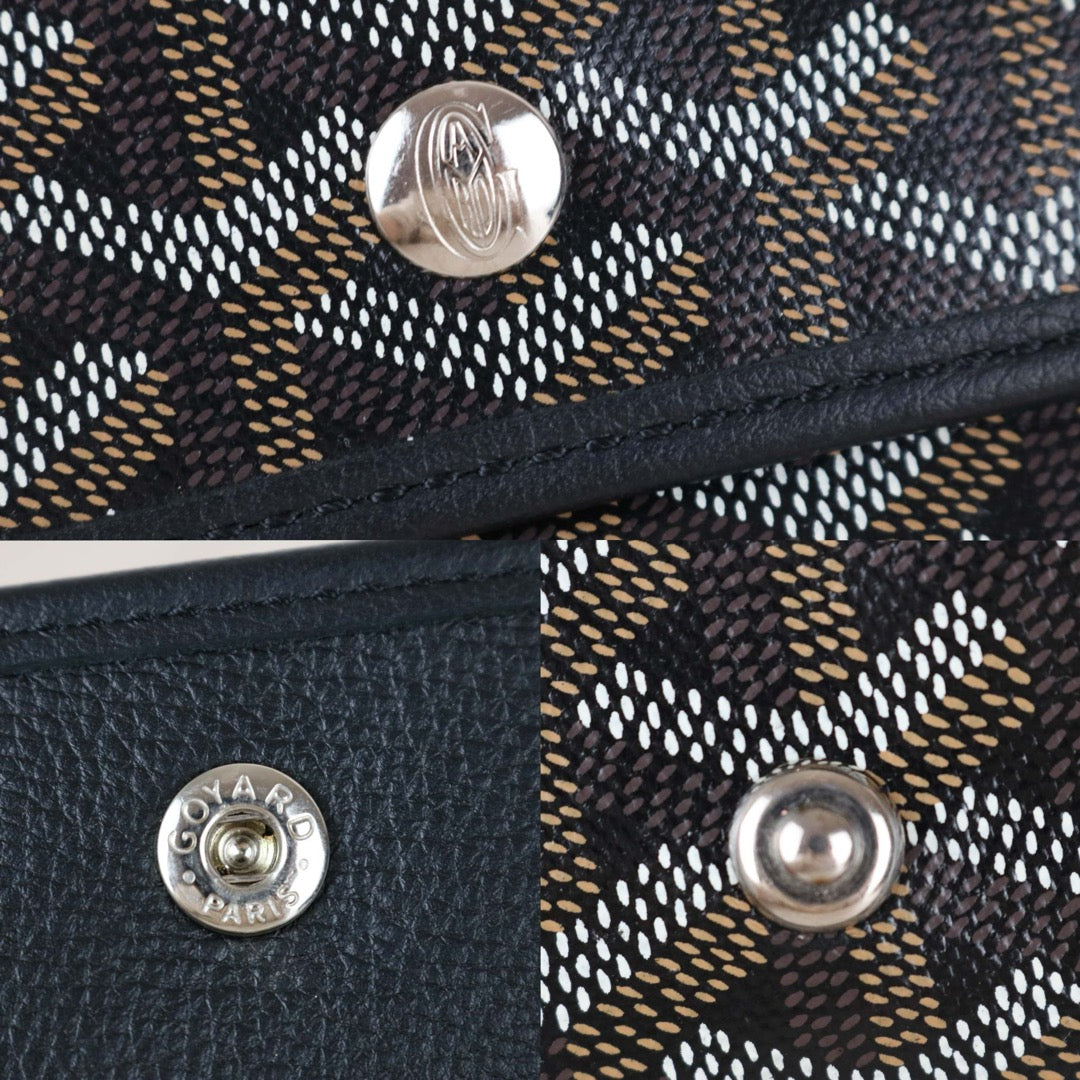 Very Good ( Rank A)｜ Goyard Saint-Louis MM Tote Bag Black｜S25112911