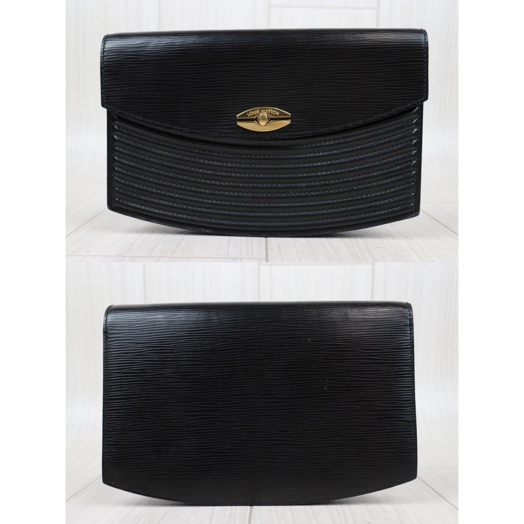 Rank A ｜ LV Epi Shoulder Bag Clutch Bag Black ｜23121609