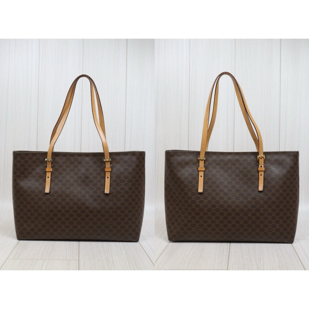 Include Entrupy Certificate of Authenticity｜Good ( Rank AB)｜CELINE Macadam Tote Bag  ｜26052603