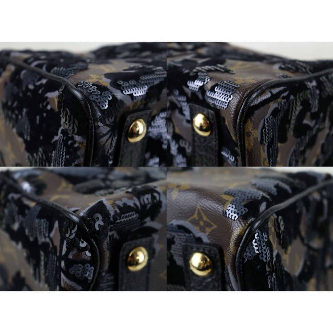 Include Entrupy Certificate of Authenticity｜Very Good ( Rank A)｜ Louis Vuitton Monogram Fleur De Jals 2010  speedy30 Limited Edition Hand Bag ｜S26062207