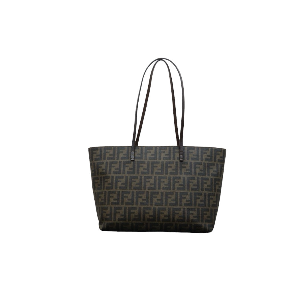 Good ( Rank AB)｜ FENDI Zucca Mamma PVC Baguette Tote Bag｜25122312