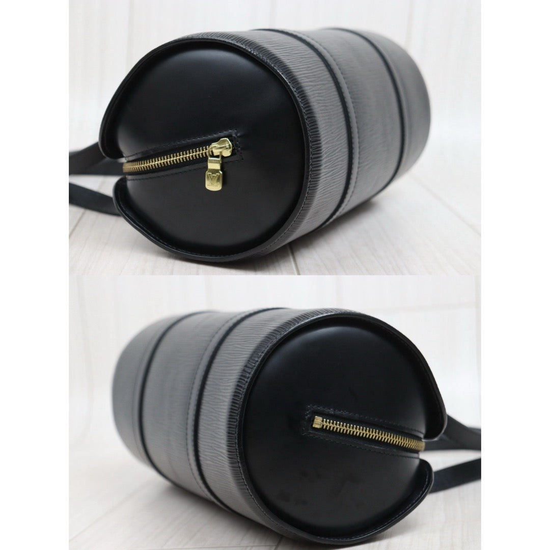 Include Entrupy Certificate of Authenticity｜Good ( Rank AB)｜ Louis Vuitton Epi Soufflot Handbag Black｜26042301