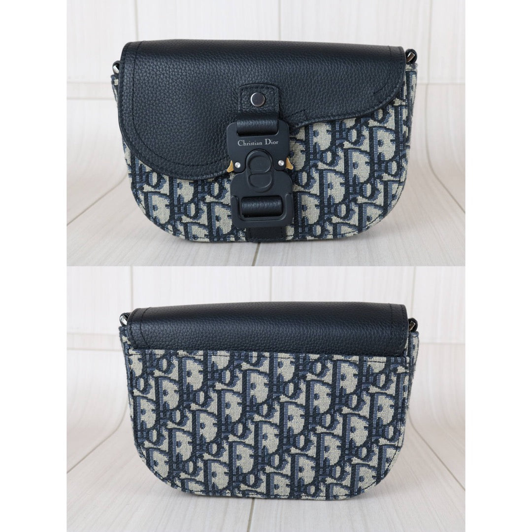 Very Good ( Rank A)｜   Dior Trotter Obilque Jacquard Mini Saddle Shoulder Bag ｜S25112904