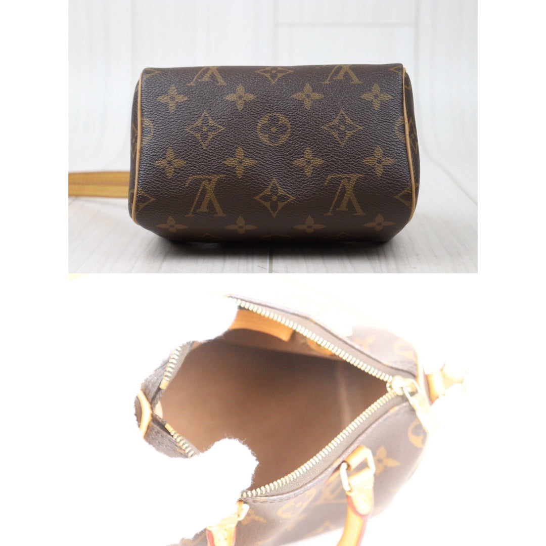 Rank AB ｜LV Monogram Nano Speedy  Shoulder Bag｜S24042603