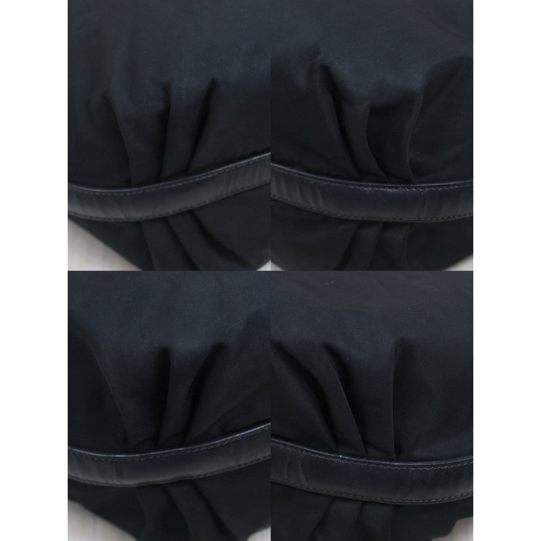 Include Entrupy Certificate of Authenticity｜Good ( Rank AB) ｜Prada  Nylon Black Large Hobo   ｜26070311