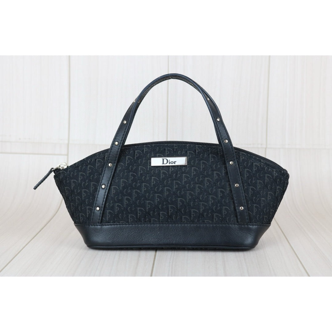 Good ( Rank AB)｜ Dior Trotter Punk Hand Bag Black｜S24111804