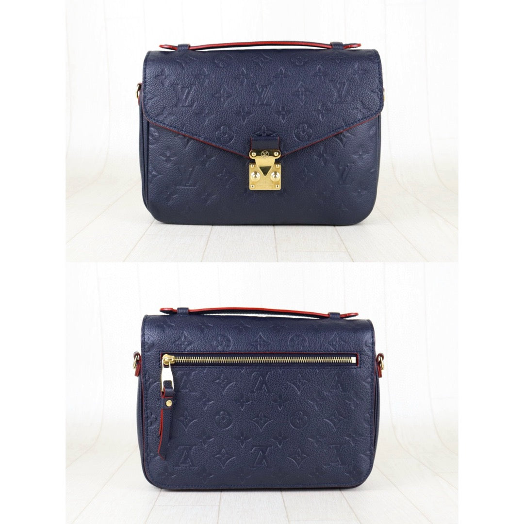 Very Good ( Rank A)｜LV Monogram Pichette Metis ShoulderBag Blue  IC Chips Model ｜S25022603