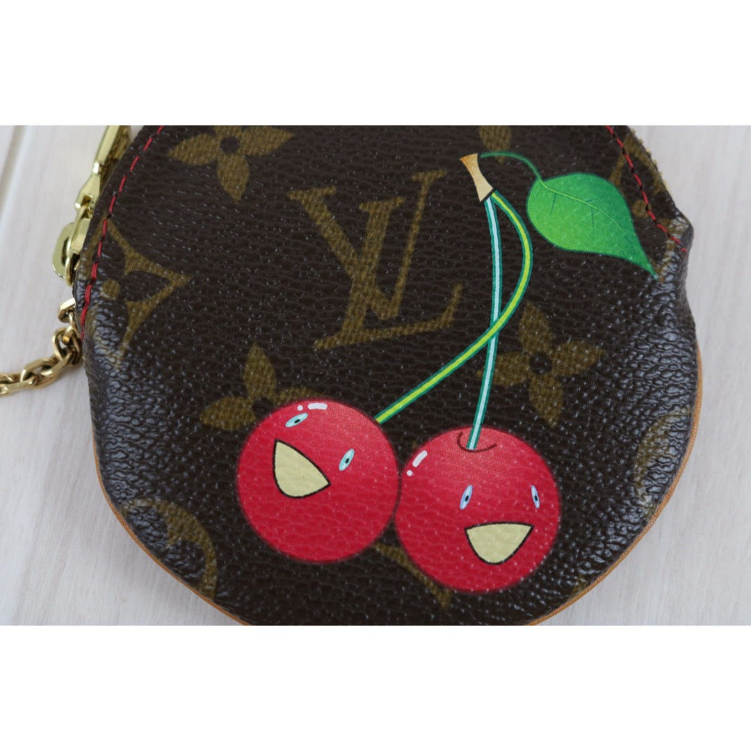 Very Good ( Rank A) ｜ LV Takashi Murakam Cherry Monogram Round Coin Purse ｜S25040708