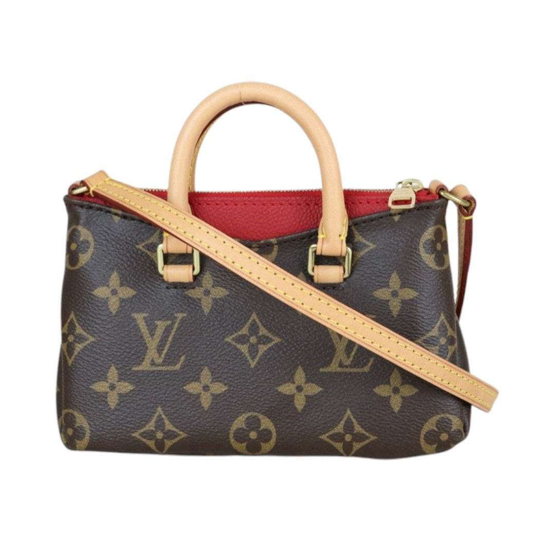 Very Good ( Rank A)｜LV Monogram Pallas Nano Handbag With Shoulder Bag｜X25040710