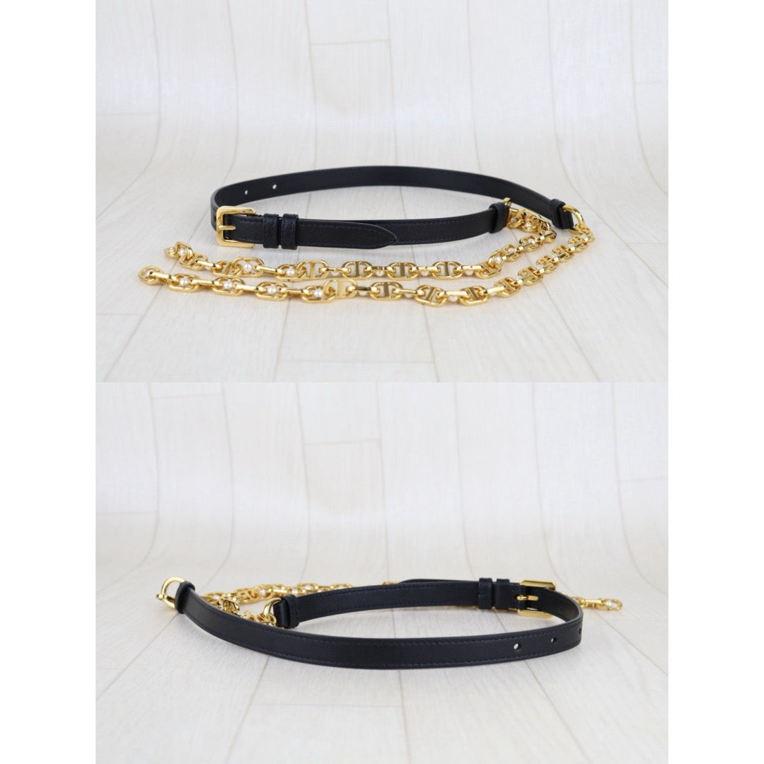 Very Good ( Rank A) ｜Dior Calfskin Mini Jolie Top  Handle  Handbag  Shoulder Bag Black  ｜H25063016