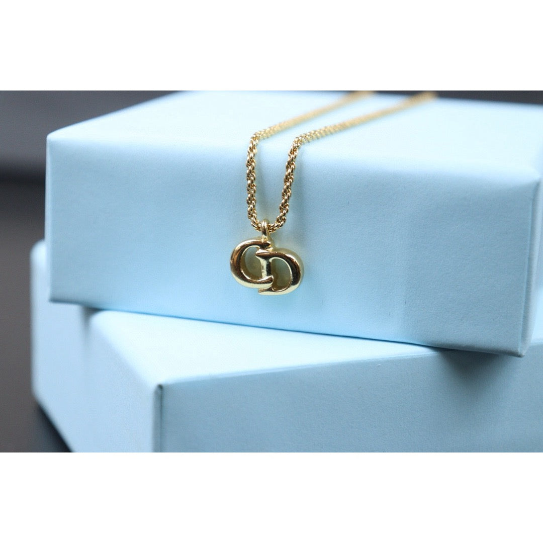 Very Good ( Rank A)｜ Dior CD Necklace Gold Plated ｜24072506