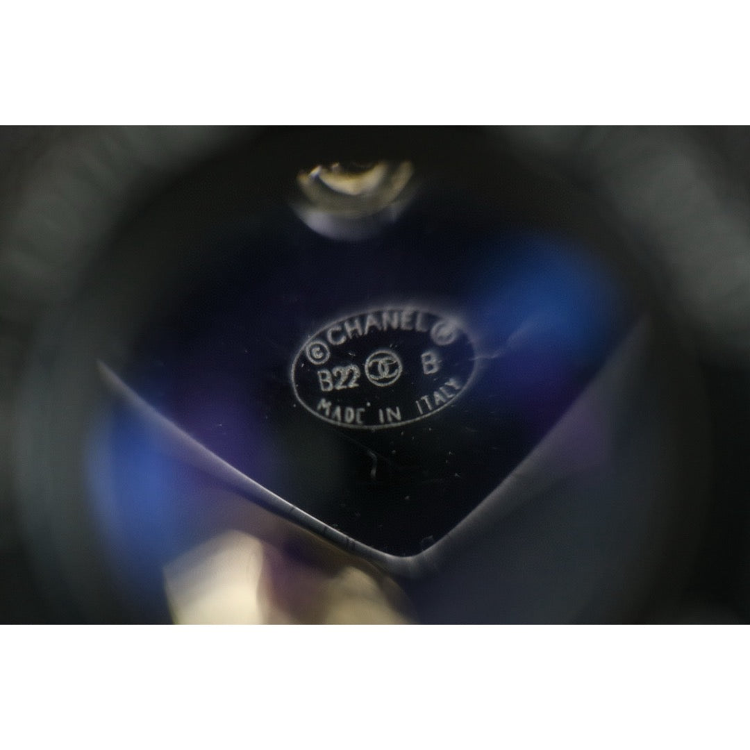 Excellent（Rank SA）｜ CHANEL Coco Mark Chain Pearl Rhinestone Earrings｜F25012302