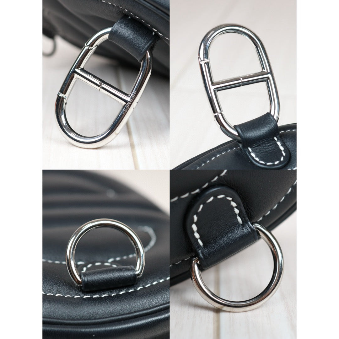 Excellent（Rank SA）｜ Hermes In-The-Loop Swift Leather Waist Bag  Black   ｜S24072901