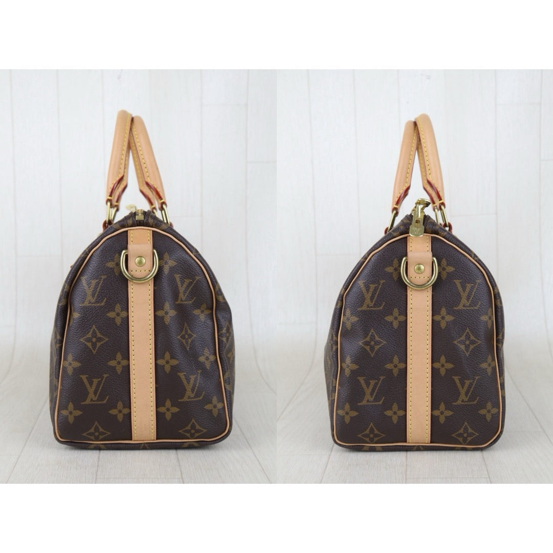 Include Entrupy Certificate of Authenticity｜Very Good ( Rank A) ｜ Louis Vuitton Monogram Speedy 25 Hand Bag With Shoulder Strap  IC Chips Model｜S26072537