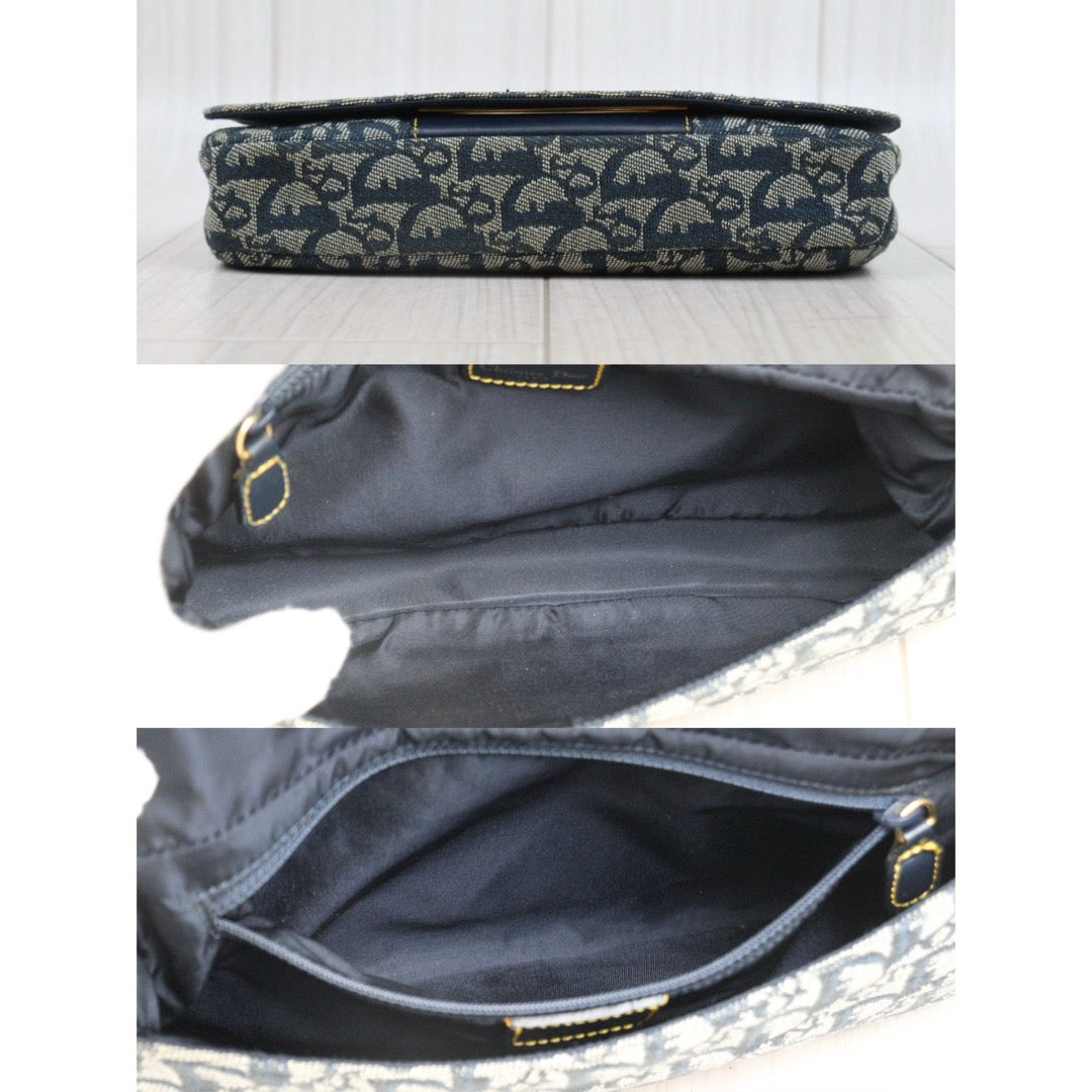 Good ( Rank AB)｜ Dior Trotter Half Moon Shoulder Bag ｜V25060512