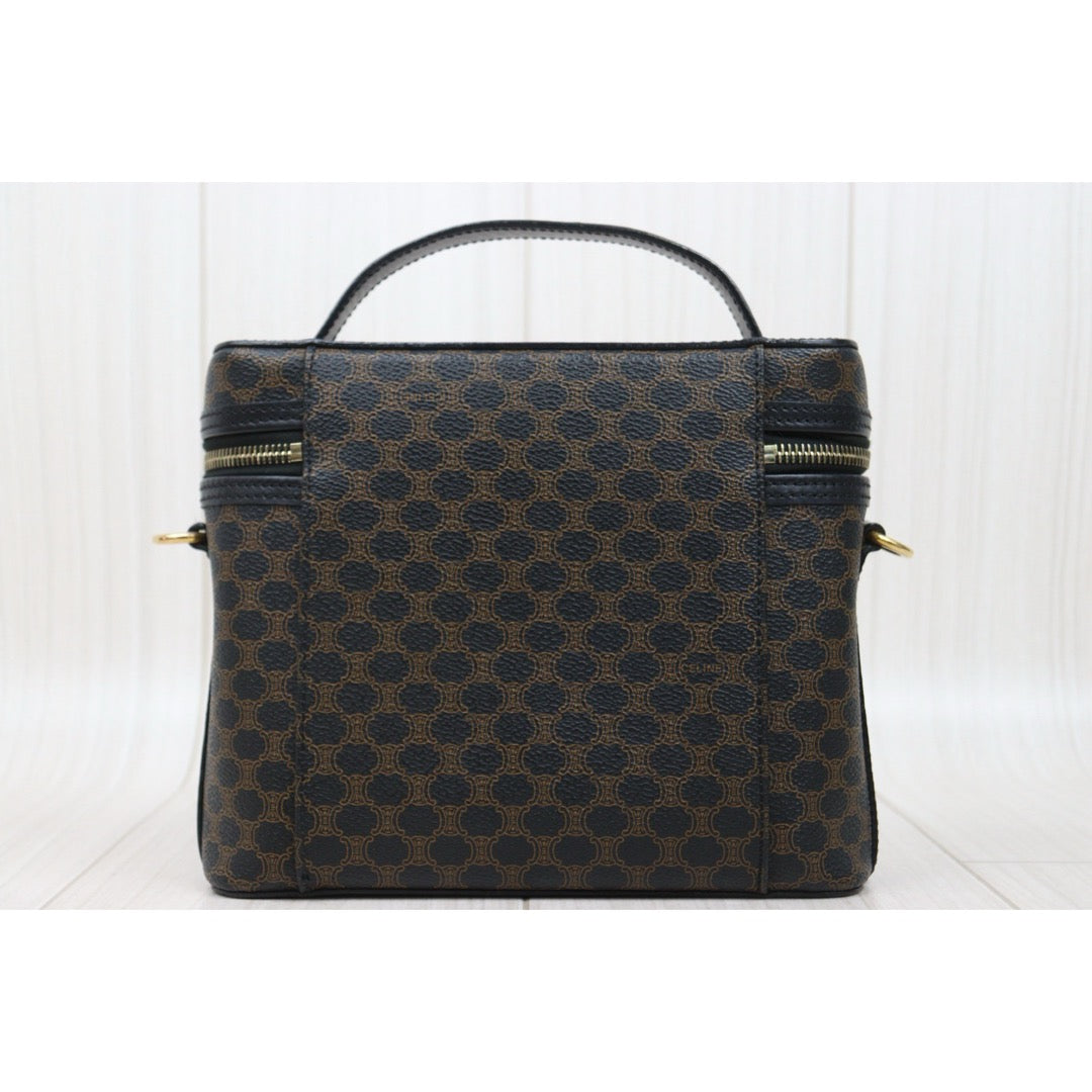 Very Good ( Rank A)｜ CELINE Macadam Vanity Handbag Shoulder Bag ｜25071708