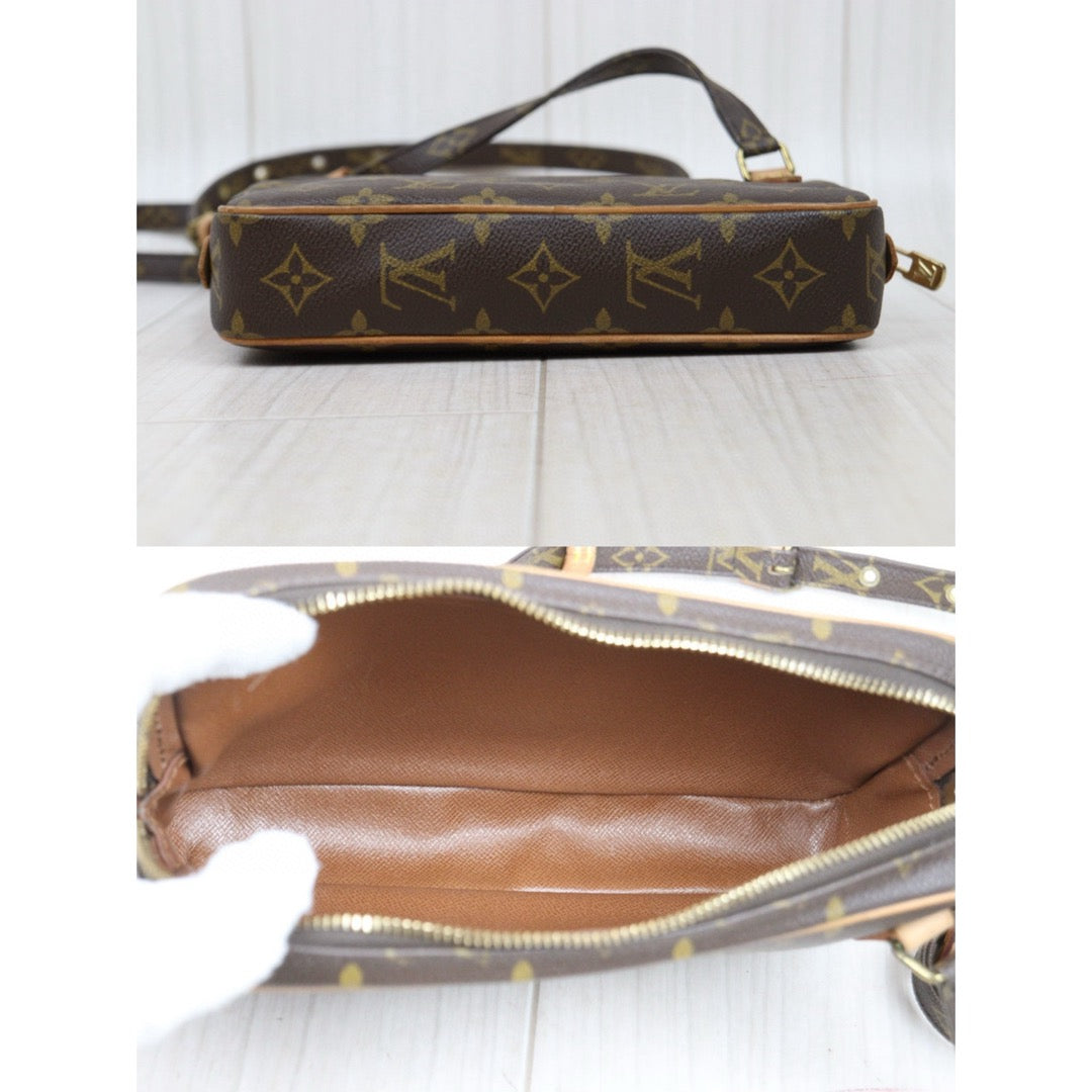 Good ( Rank AB)｜LV Monogram Pochette Marley Bandolier Shoulder Bag｜25022609