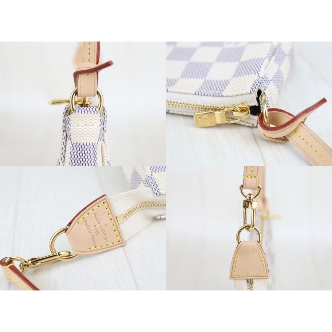 Excellent（Rank SA）｜LV Damier Azur Pochette Accessoires Current Model ｜S25061012