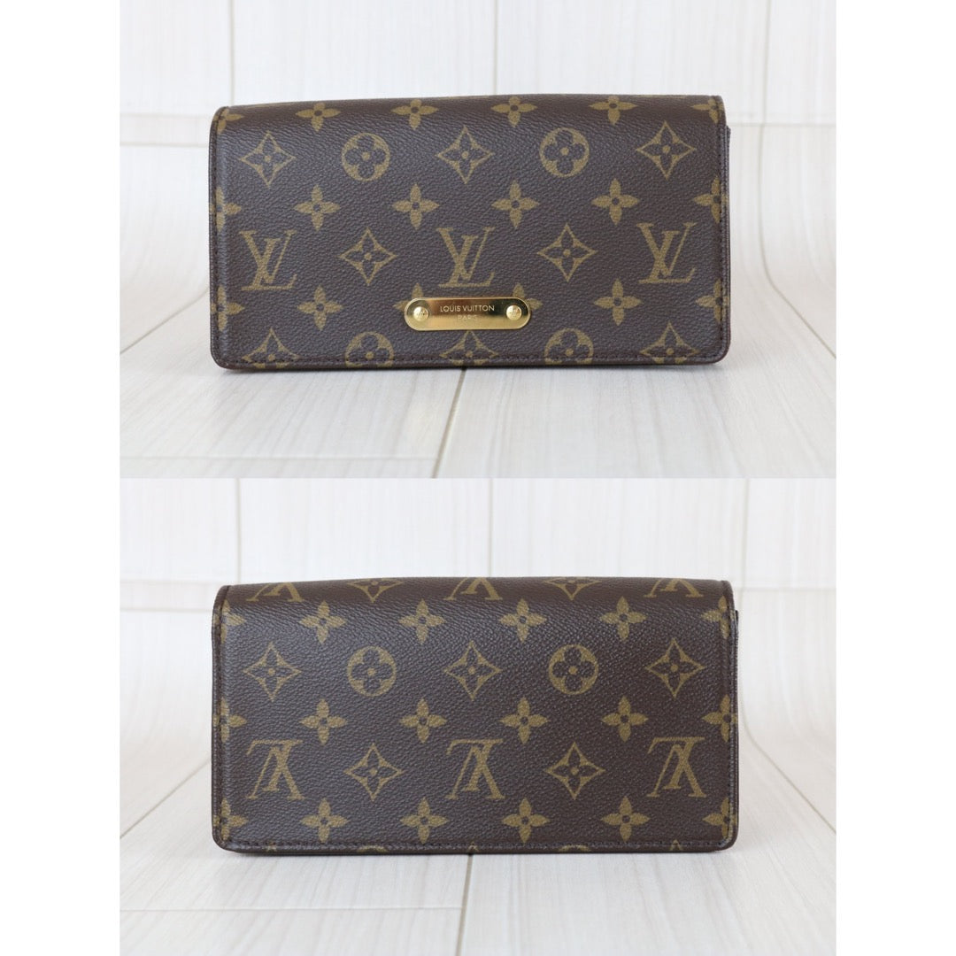 Include Entrupy Certificate of Authenticity｜Very Good ( Rank A)｜Full Set Louis Vuitton Monogram Lily WOC Shoulder Bag｜X26010411