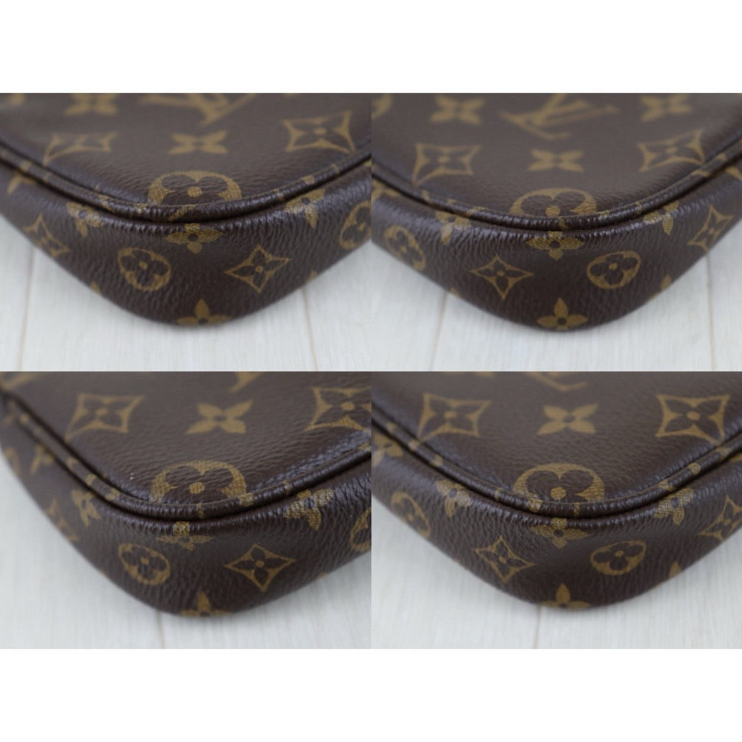 Include Entrupy Certificate of Authenticity｜Very Good ( Rank A)｜Louis Vuitton Monogram Multiti Pochette Accessoire  IC Chips Model ｜S26030811