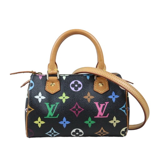 Very Good ( Rank A)｜ LV Monogram Multicolor Mini Speedy Handbag With Shoulder Strap ｜S24070801