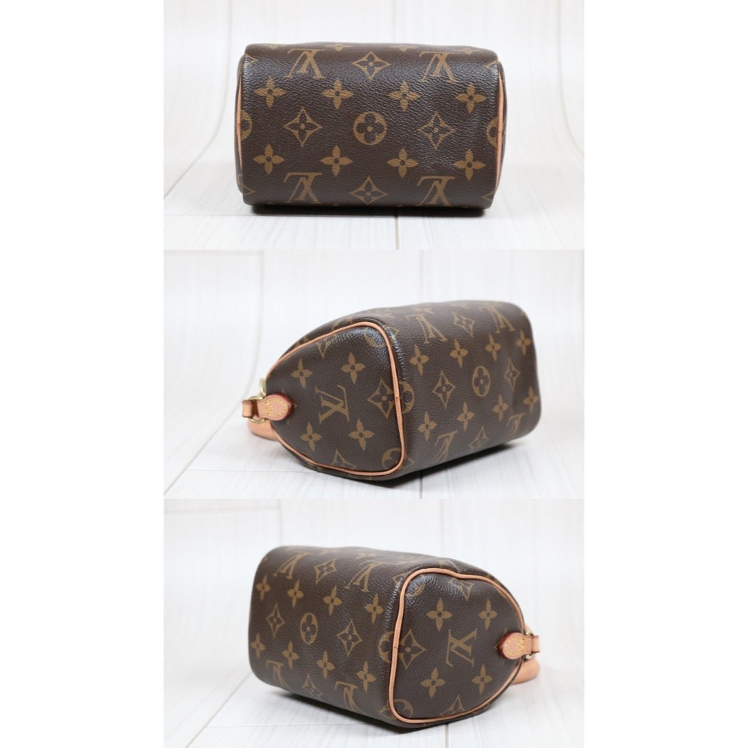 Rank A ｜LV Monogram Nano Speedy  Shoulder Bag｜S24042202