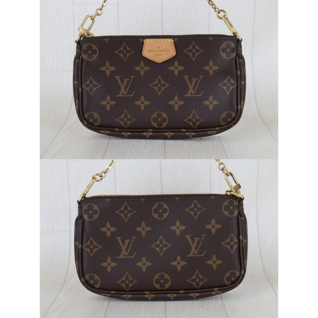 Include Entrupy Certificate of Authenticity｜Very Good ( Rank A) ｜ Louis Vuitton Monogram Multi Pochette Accessoire Rose Clair｜S26090721