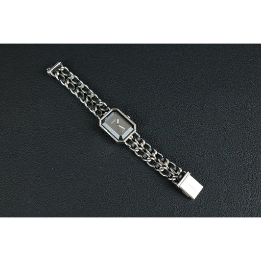 Very Good ( Rank A) ｜ CHANEL Premiere Watch S Size Black Silver｜W25091010